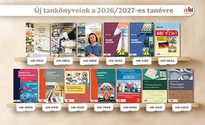 Új szakképzési tankönyvek a 2026/27-es tanévre!